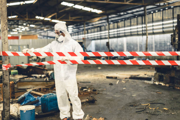 Professional Odor Removal technician working in Clarksville, TX